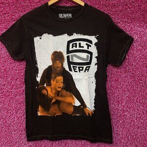 Salt N Pepa Mineral Wash Rap Tshirt size Small